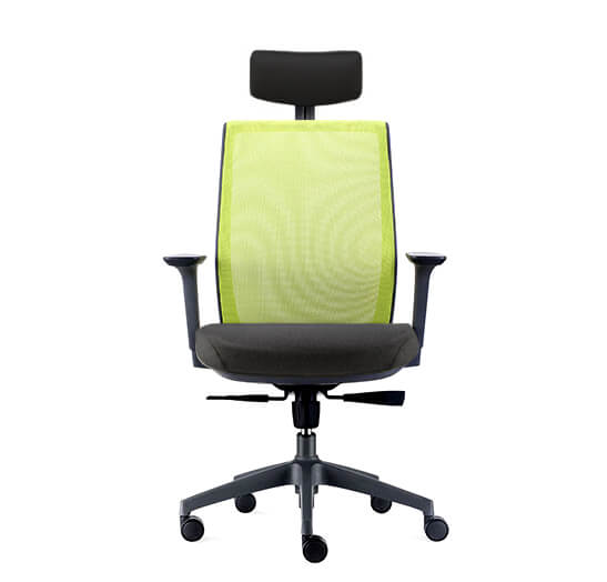 เก้าอี้สำนักงาน DF PROCHAIR รุ่น Loop-H สีเขียว